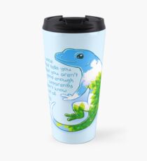 "You're Amazing" Summer Leaves Gecko Travel Mug