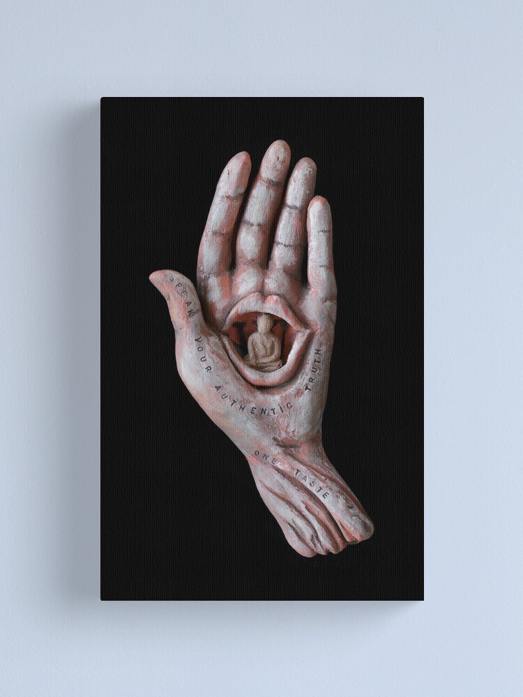 Thumbnail 1 of 3, Canvas Print, *Speak Your Truth* designed and sold by MonaShiber.