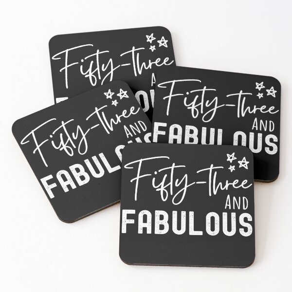Item preview, 53 And Fabulous Birthday designed and sold by Equitees.