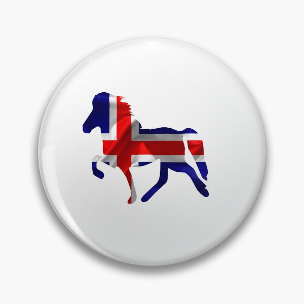 Item preview, Icelandic Horse Islandpferd Pferd Pony Merch Sticker designed and sold by AntonHiebler.