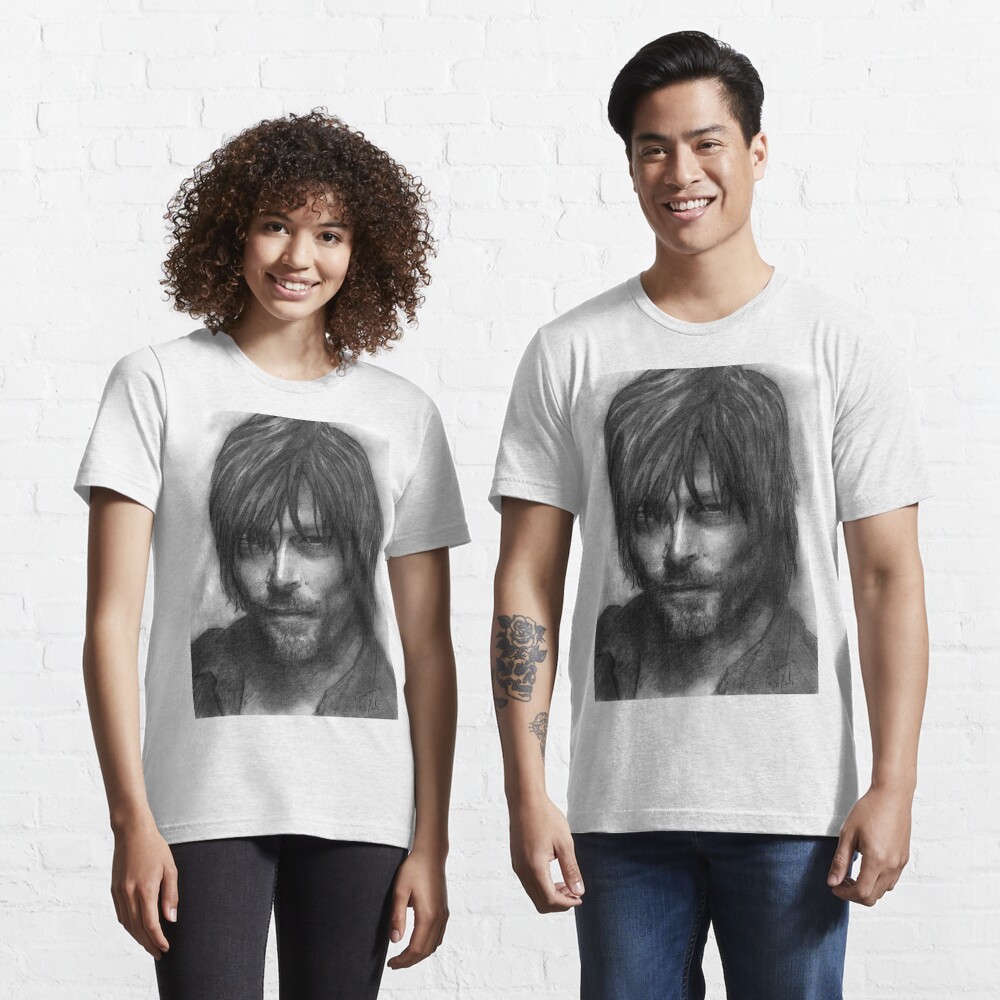 Norman Reedus As Daryl Dixon T Shirt By G Art Redbubble