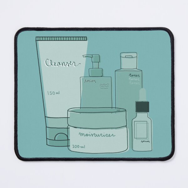 Item preview, Skincare Essentials (Teal Theme) designed and sold by aaalou.