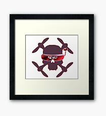 FPV Skull and Goggles Framed Print
