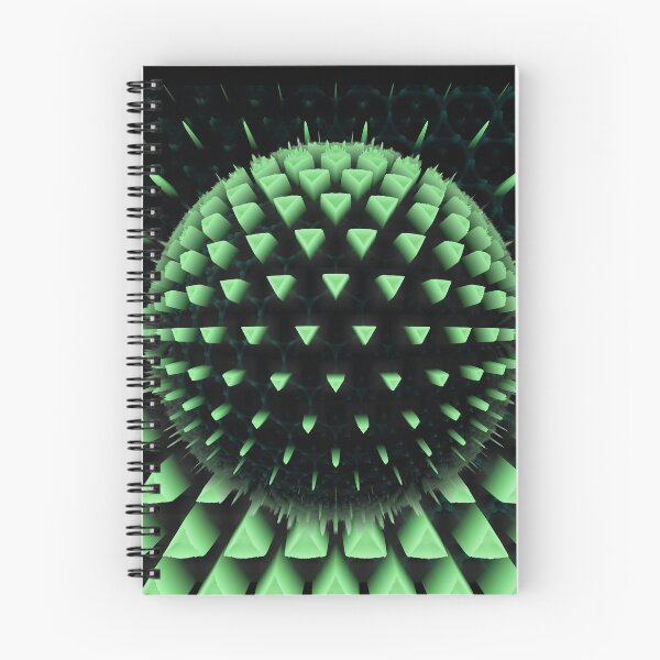 Item preview, bright green pattern and geometric 3D exploding design designed and sold by mister-john.