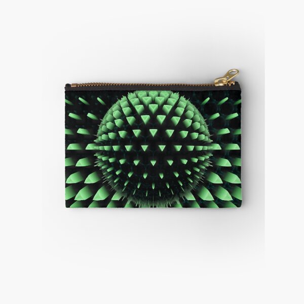 Item preview, bright green pattern and geometric 3D exploding design designed and sold by mister-john.