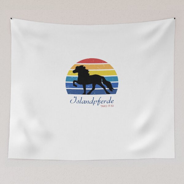 Item preview, Icelandic horses - Take it Isi Sticker designed and sold by AntonHiebler.
