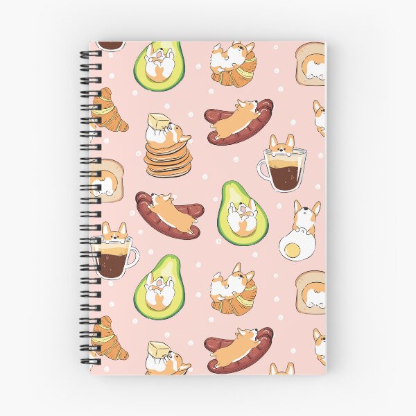 Item preview, Corgi Breakfast - Pink designed and sold by Lulupainting.