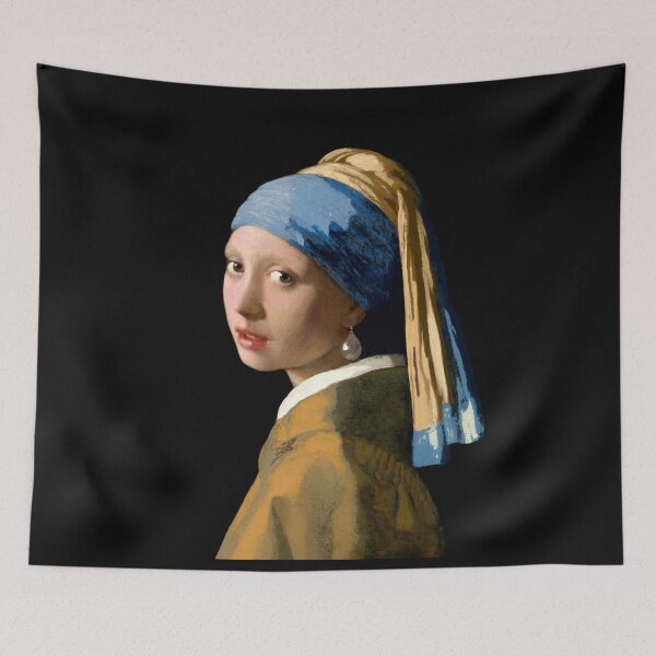 Item preview, Girl With A Pearl Earring designed and sold by KathteeDesign.