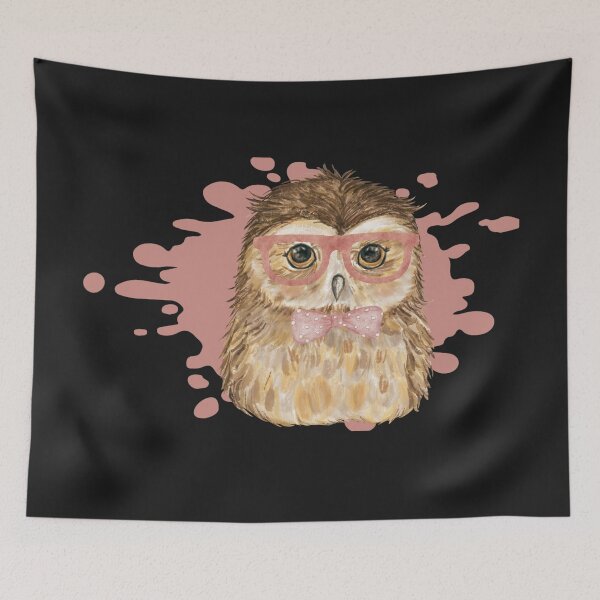 Item preview, Cute Owl Abstract designed and sold by HappyLifeCreate.