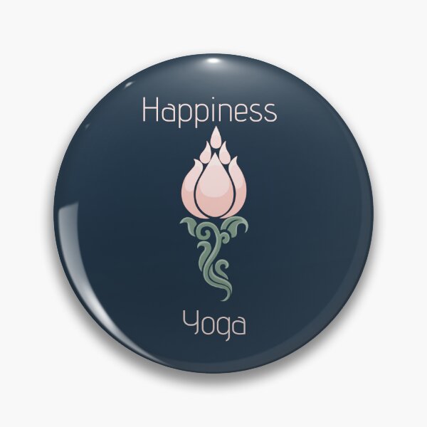 Item preview, Happiness is Yoga Lotus Design  designed and sold by M-Infinite.