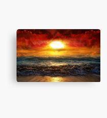 Ocean Sunset Canvas Print