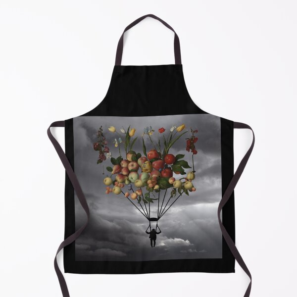 Item preview, Fruit Parachute 7 (in black) | Apples | Pears | Peaches | Dreamy designed and sold by CosmicStory.