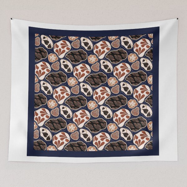 Item preview, Batik scarf (leaf motifs) designed and sold by nadiaernita.