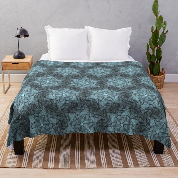Item preview, Black Blue Geometric Lace Patterns 2 designed and sold by BilgePaksoylu.