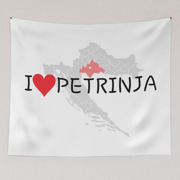 Item preview, "I Love Petrinja" designed and sold by MC Art Studio.