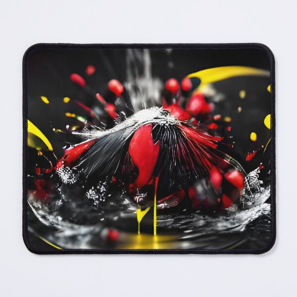 Item preview, AQUEOUS ART - BLACK, RED, YELLOW designed and sold by AqueousAI.