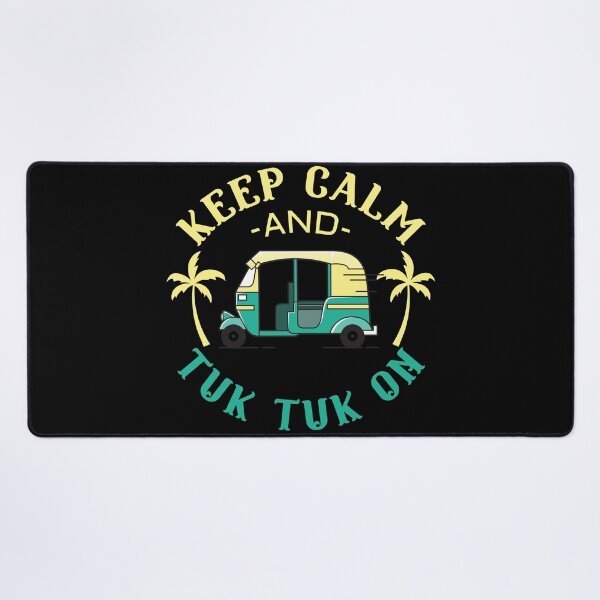 Item preview, Backpacker design of a tuk tuk, Keep calm and tuk tuk designed and sold by Roam66.