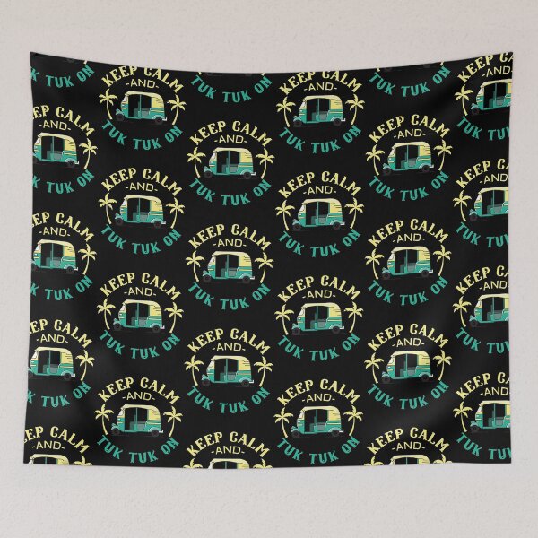 Item preview, Diseño mochilero de un tuk tuk, Keep calm y tuk tuk designed and sold by Roam66.