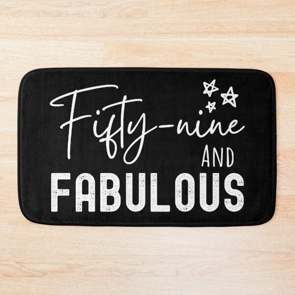 Item preview, 59 And Fabulous Birthday designed and sold by Equitees.