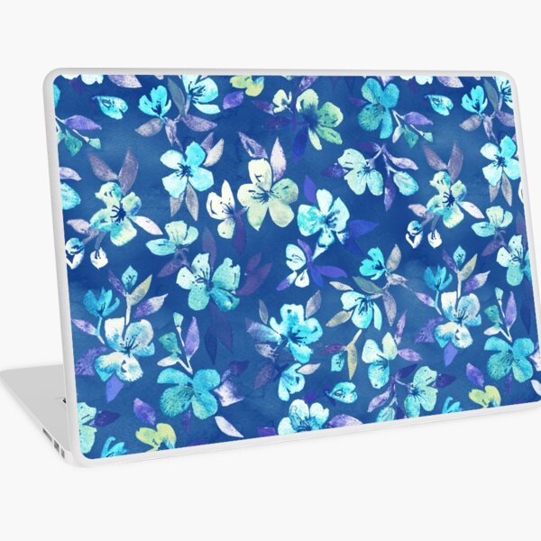 Item preview, Betty grandie – aquarelle florale bleue designed and sold by micklyn.