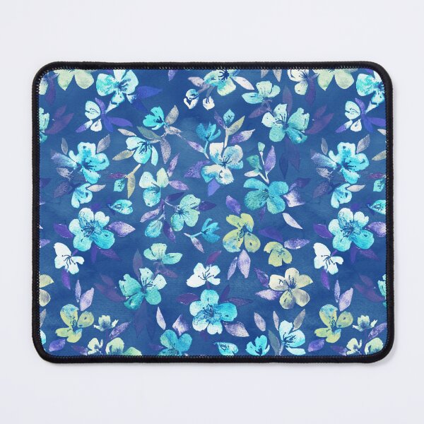 Item preview, Grown Up Betty - blue watercolor floral designed and sold by micklyn.