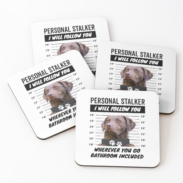 Item preview, Personal Stalker Dog – Chesapeake Bay Retriever designed and sold by More Cute Dogs.