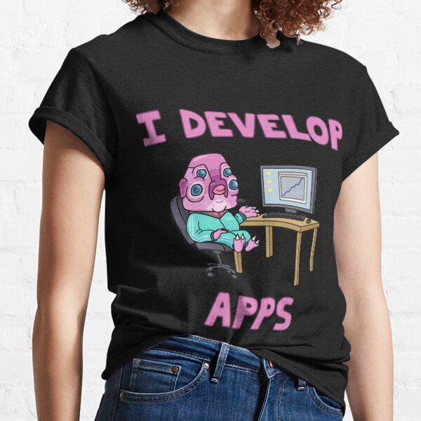 Glootie - I Develop Apps Classic T-Shirt