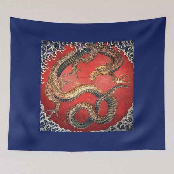 Item preview, hokusai_dragon_0   designed and sold by RedFoxDigitalCo.