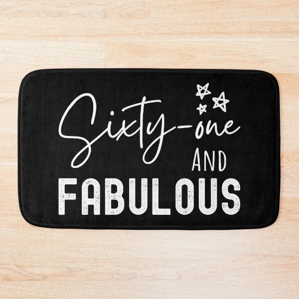 Item preview, 61 And Fabulous Birthday designed and sold by Equitees.