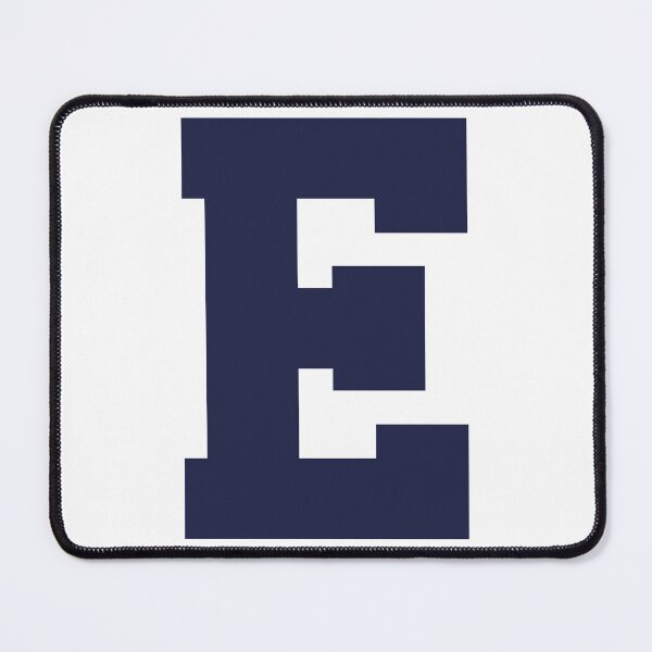 Item preview, Alphabet, Marine Blue E, Sports letter E designed and sold by TheCultStuff.