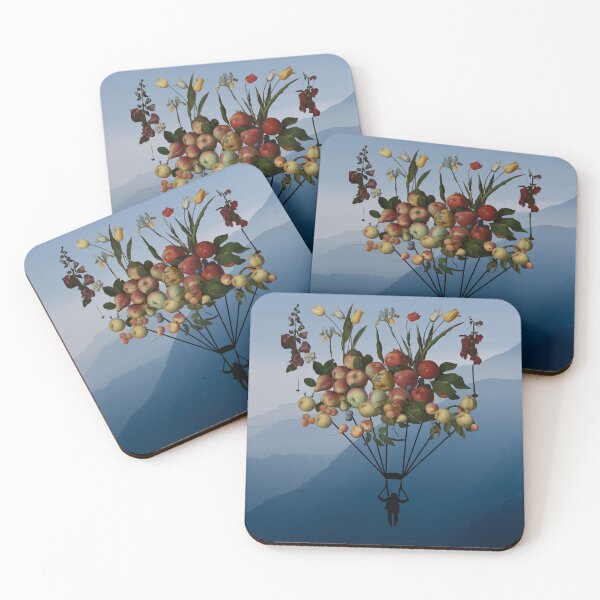 Item preview, Fruit Parachute 8 | Apples | Pears | Peaches | Dreamy designed and sold by CosmicStory.