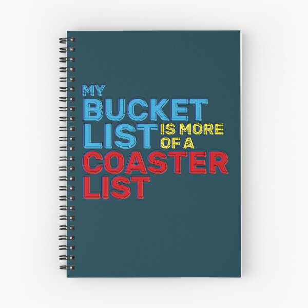 Item preview, My Bucket List Is More Of A Coaster List Funny Roller Coaster Enthusiast designed and sold by emmjott.