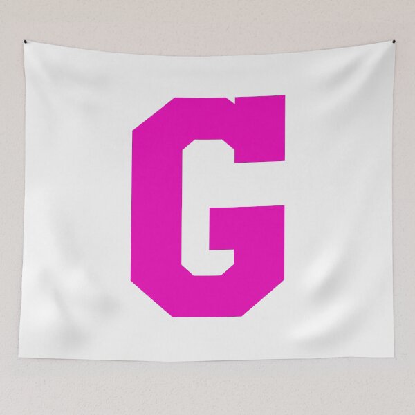 Item preview, Alphabet, Pink G, Sports letter G designed and sold by TheCultStuff.