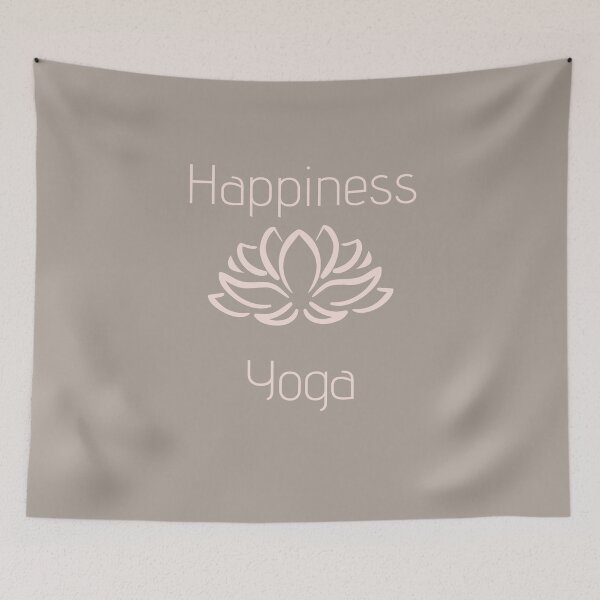 Item preview, Happiness is Yoga Lotus Design II designed and sold by M-Infinite.