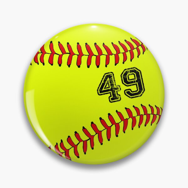 Item preview, Softball ball number 49, forty nine designed and sold by TheCultStuff.