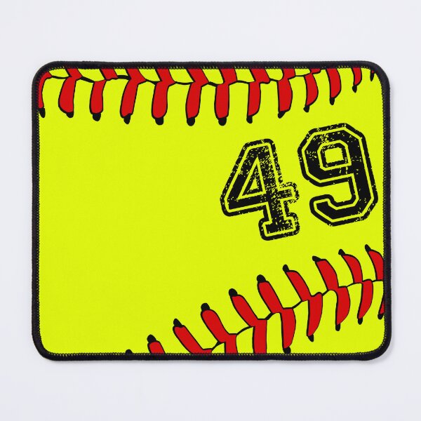 Item preview, Softball ball number 49, forty nine designed and sold by TheCultStuff.