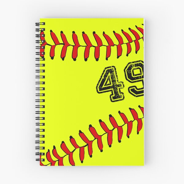 Item preview, Softball ball number 49, forty nine designed and sold by TheCultStuff.