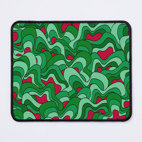 Item preview, Abstract pattern - red and green. designed and sold by K.S ART.