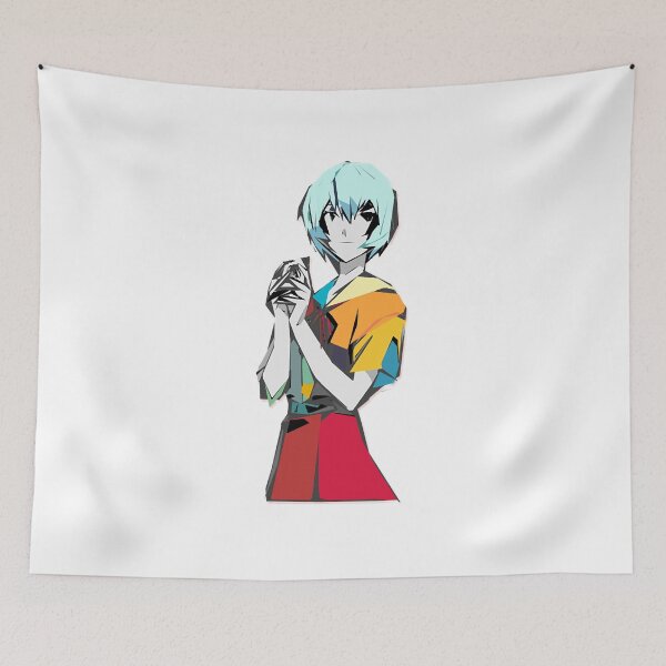 Item preview, Rei Eclectic Geometric Original Rendering from Neon Genesis Evangelion  designed and sold by JaydenDodery.
