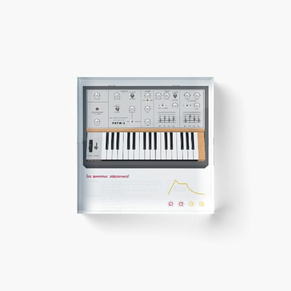 Item preview, Rhythm-2 / Legendary Soviet Synth designed and sold by synthshirts.