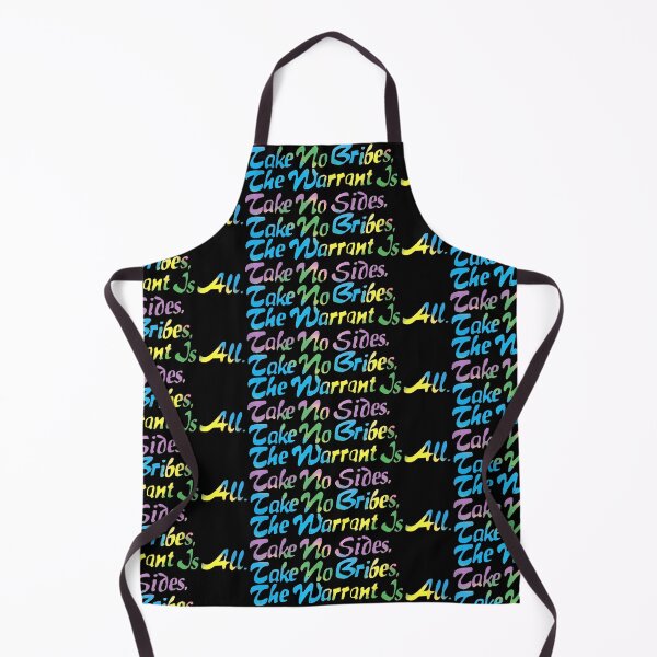 Item preview, Take No Sides, Take No Bribes, The Warrant Is All (Pastel Version) designed and sold by reads.a.lot_reads.a.lini.