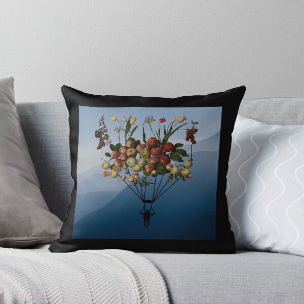 Item preview, Fruit Parachute 8 (in black) | Apples | Pears | Peaches | Dreamy designed and sold by CosmicStory.