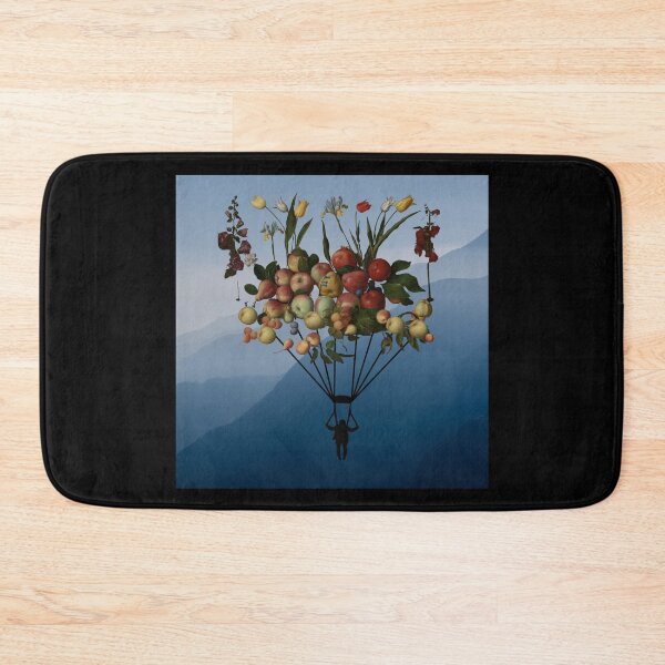 Item preview, Fruit Parachute 8 (in black) | Apples | Pears | Peaches | Dreamy designed and sold by CosmicStory.