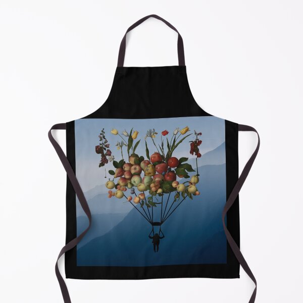 Item preview, Fruit Parachute 8 (in black) | Apples | Pears | Peaches | Dreamy designed and sold by CosmicStory.
