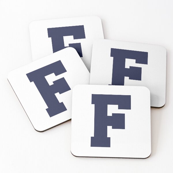 Item preview, Alphabet, Marine Blue F, Sports letter F designed and sold by TheCultStuff.