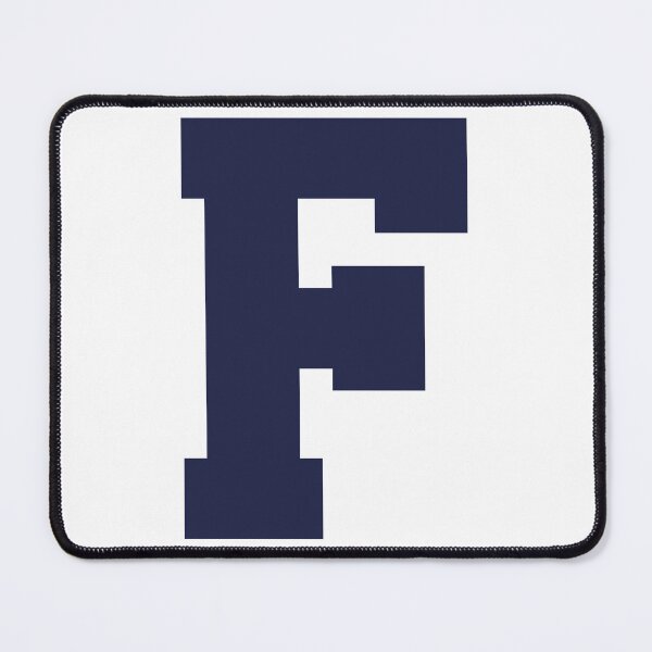 Item preview, Alphabet, Marine Blue F, Sports letter F designed and sold by TheCultStuff.