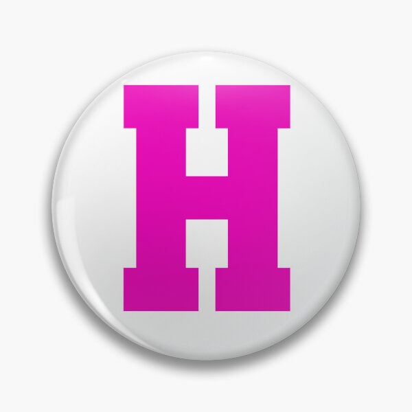 Item preview, Alphabet, Pink H, Sports letter H designed and sold by TheCultStuff.