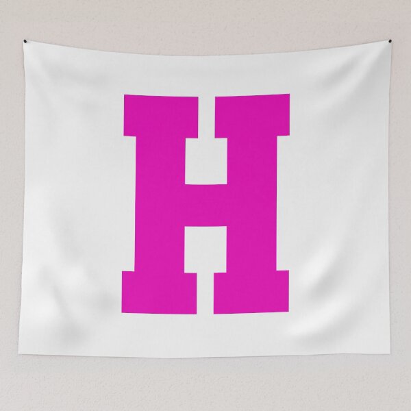 Item preview, Alphabet, Pink H, Sports letter H designed and sold by TheCultStuff.