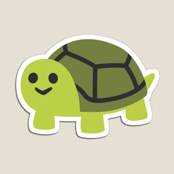 Vista previa del artículo con la obra «TORTUGA EMOJI Pegatina», diseñado y vendido por JeremyWalte.
