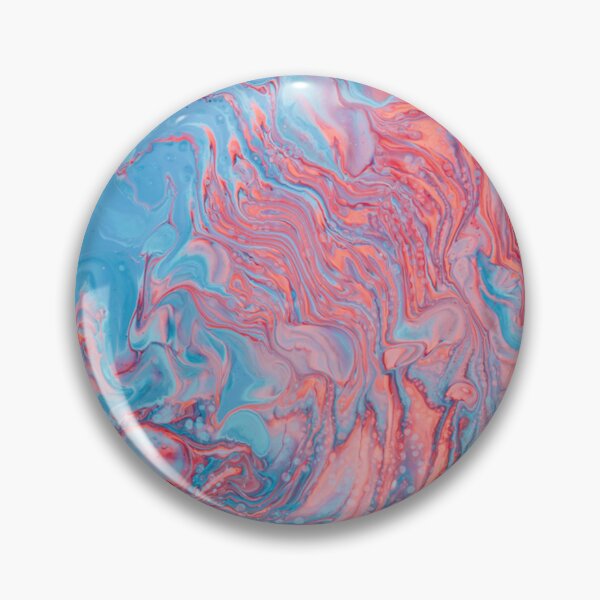 Item preview, Hypercolor red vintage - abstract cool waves brushes   designed and sold by ViviAndBette.